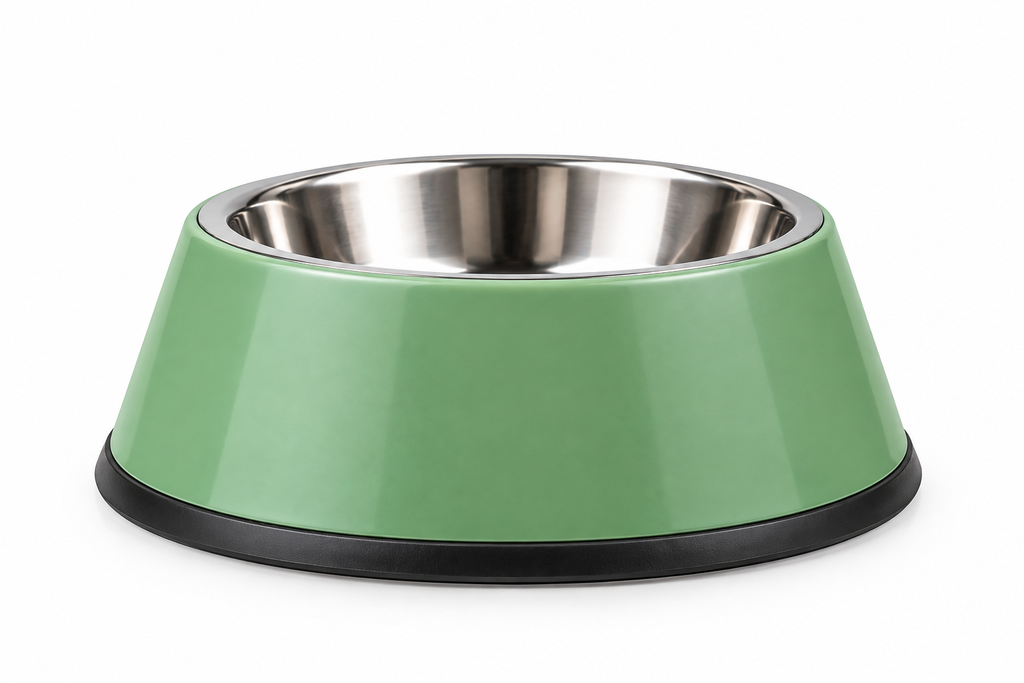 Stainless Steel Pet Food Bowl – Non-Slip Elevated Feeding Bowl