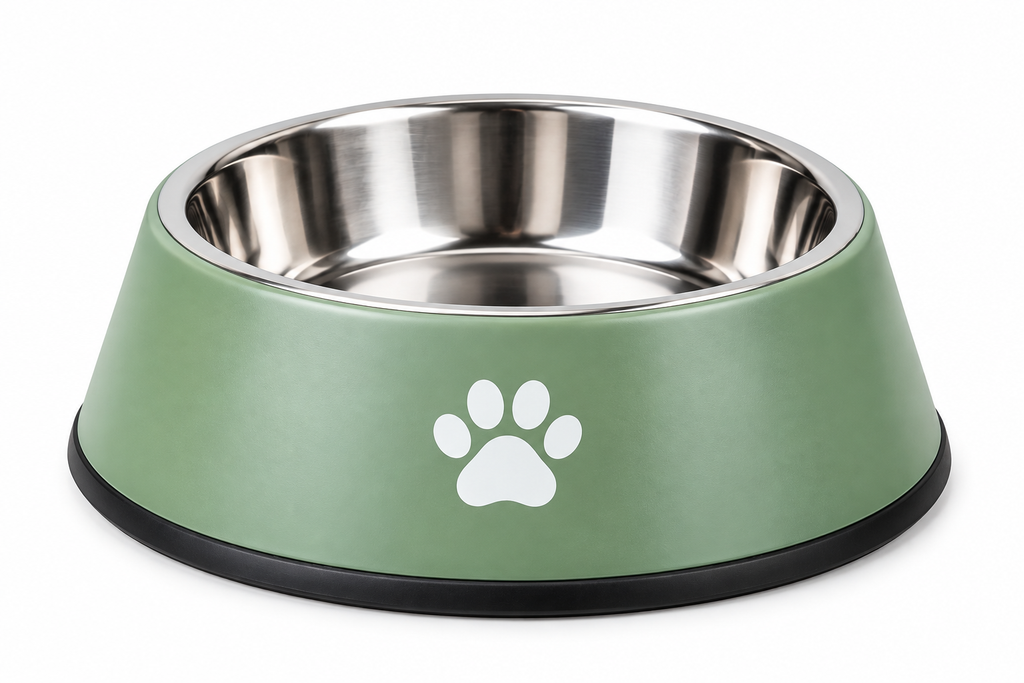 Stainless Steel Pet Food Bowl – Non-Slip Elevated Feeding Bowl