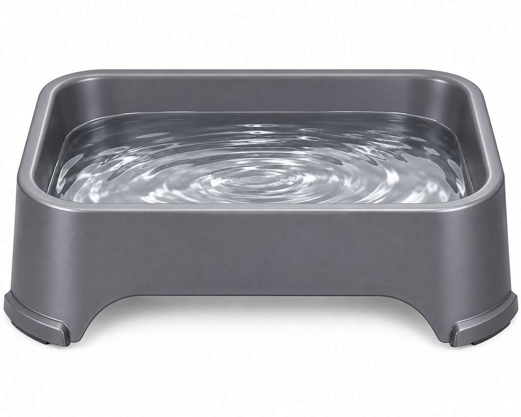 Elevated Pet Water Bowl – Non-Slip Dog & Cat Drinking Bowl