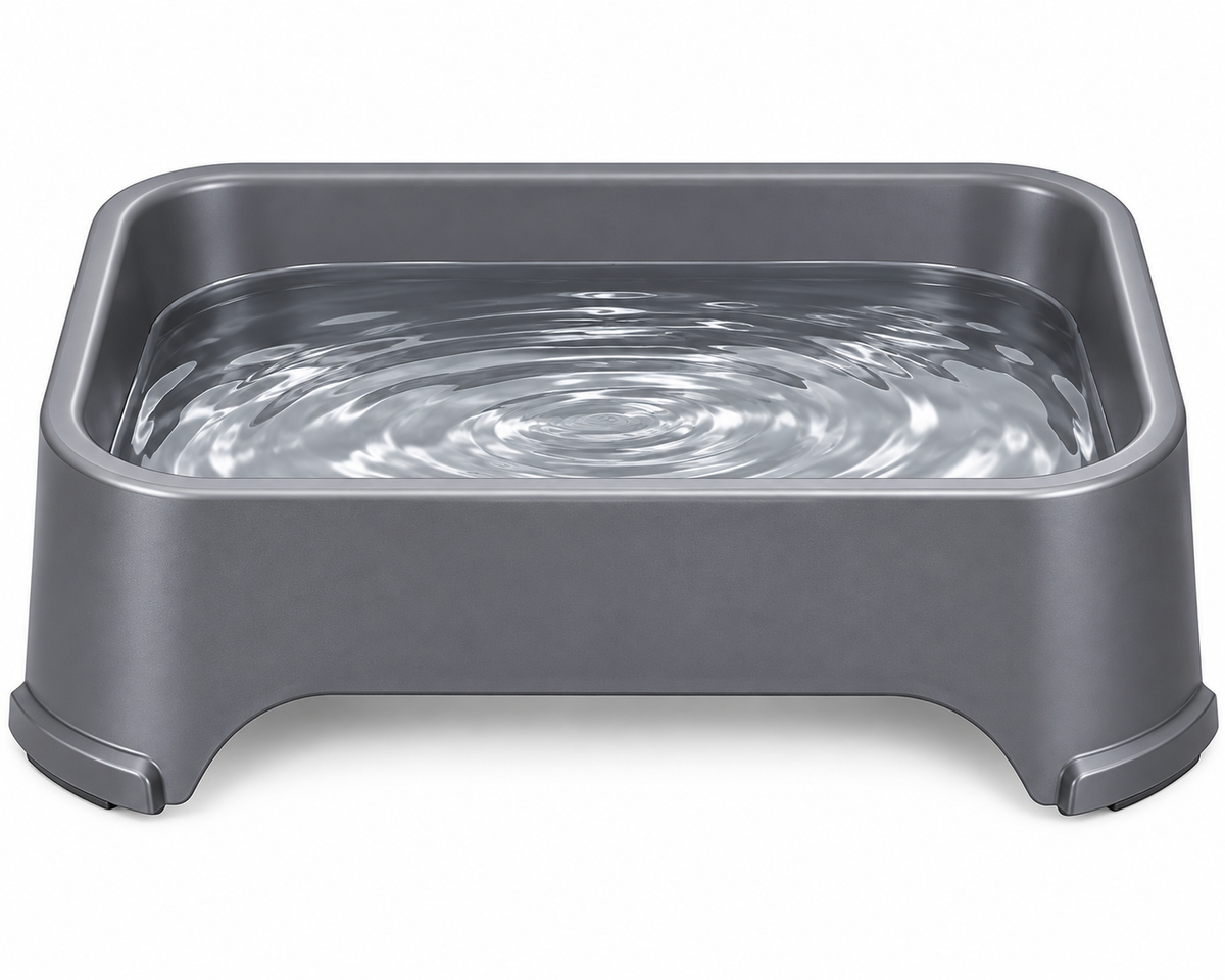 Elevated Pet Water Bowl – Non-Slip Dog & Cat Drinking Bowl