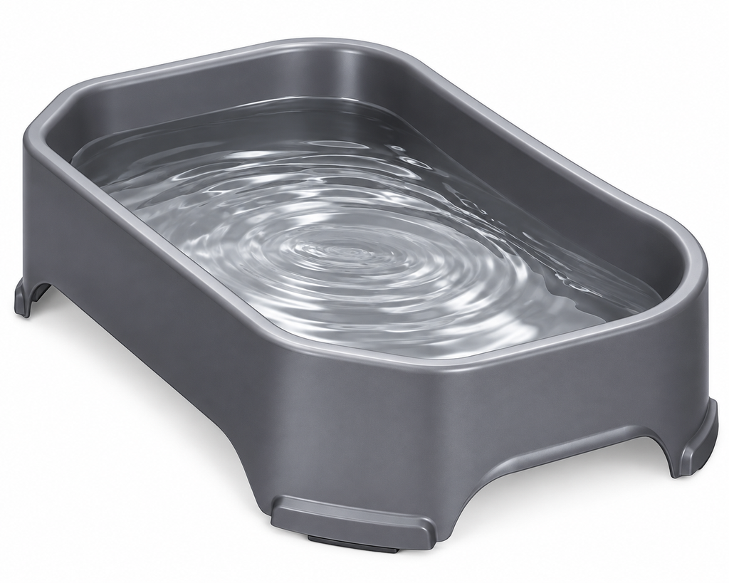 Elevated Pet Water Bowl – Non-Slip Dog & Cat Drinking Bowl