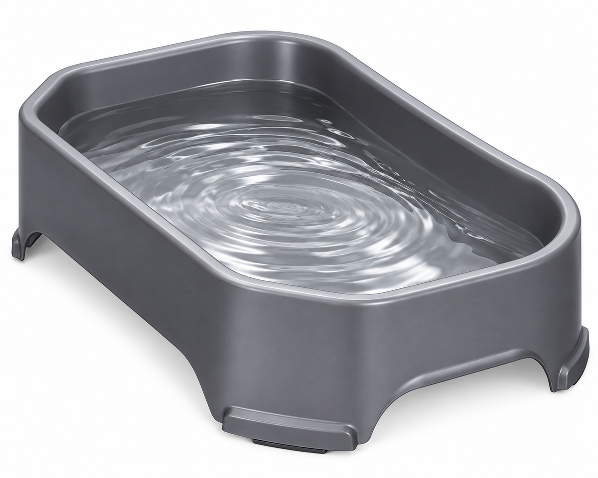 Elevated Pet Water Bowl – Non-Slip Dog & Cat Drinking Bowl
