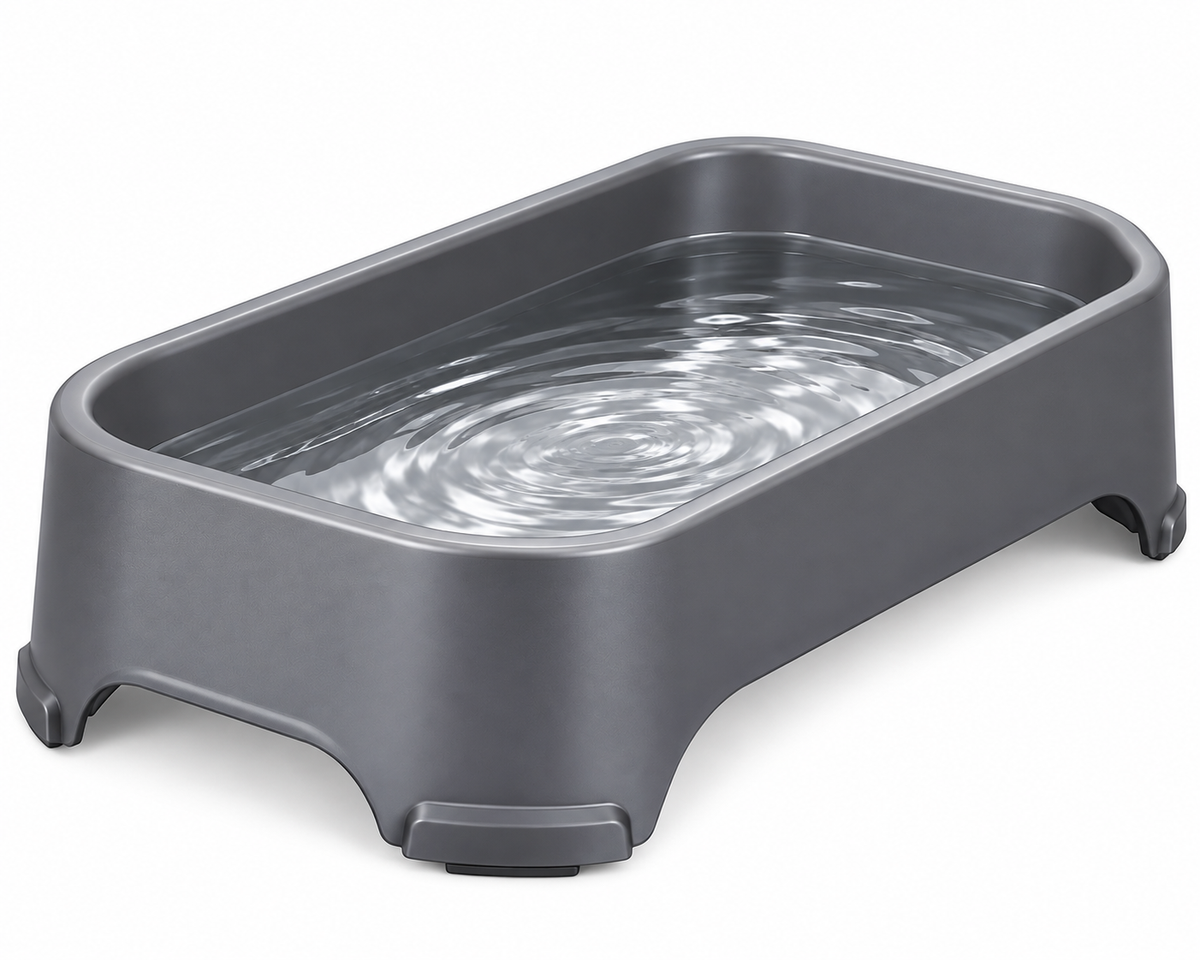 Elevated Pet Water Bowl – Non-Slip Dog & Cat Drinking Bowl