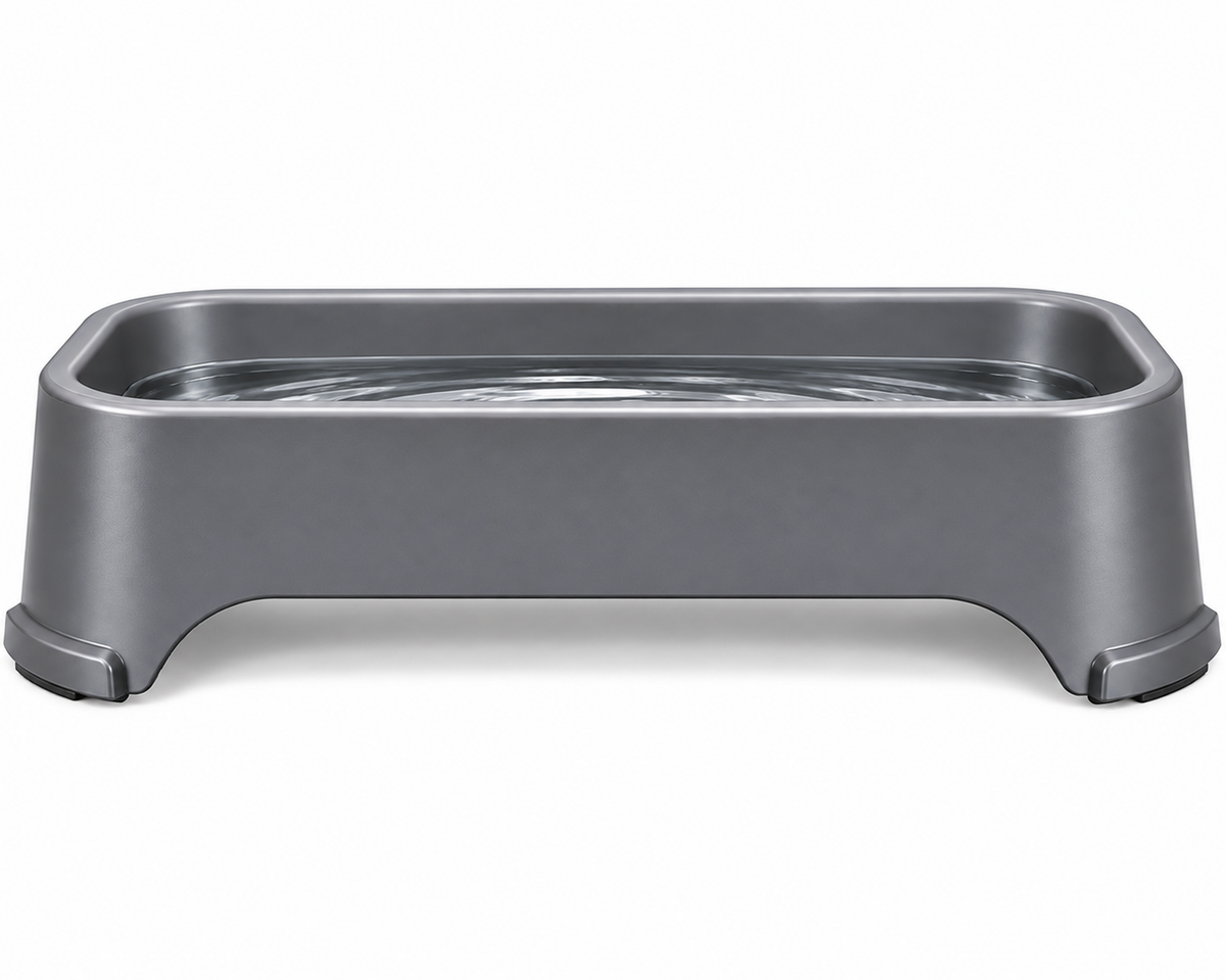 Elevated Pet Water Bowl – Non-Slip Dog & Cat Drinking Bowl