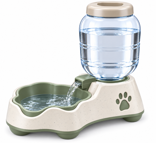Automatic Pet Water Fountain – Gravity Flow Dog & Cat Water Dispenser